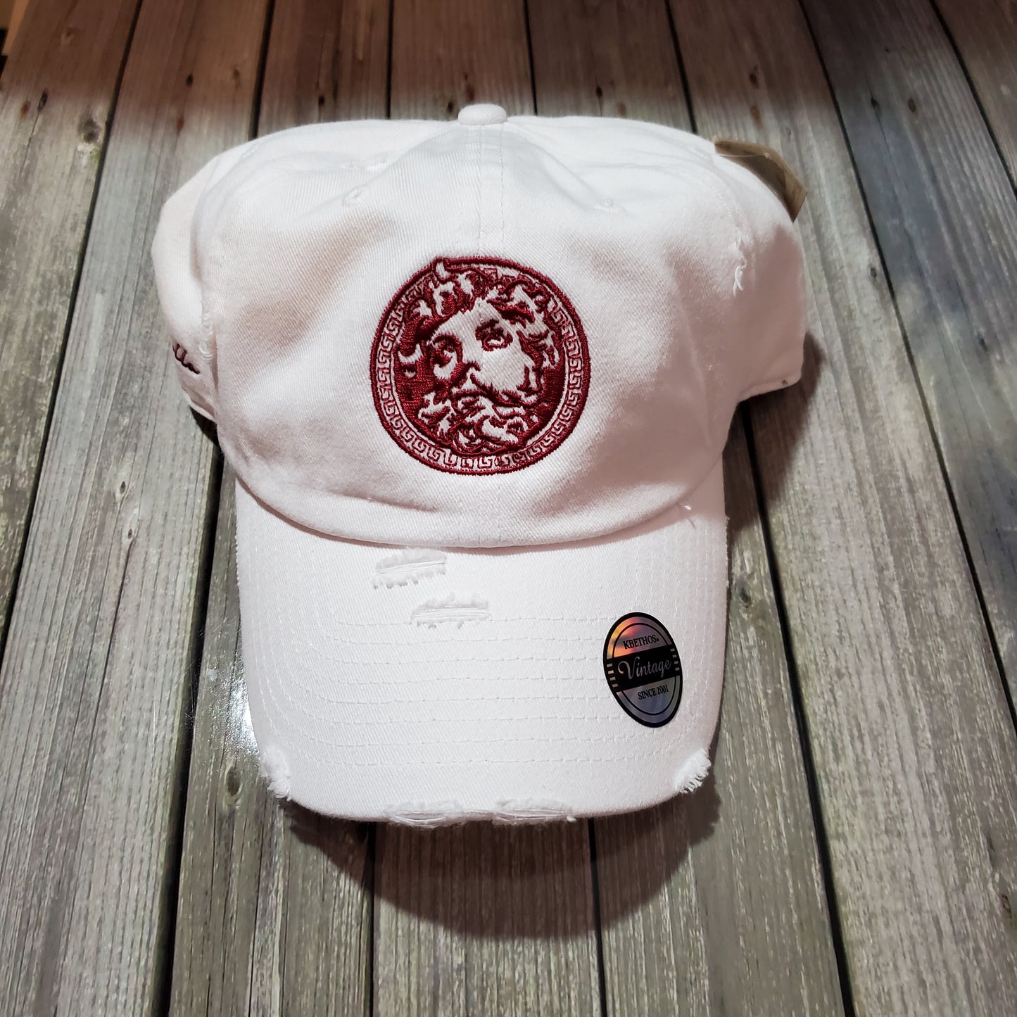 Custom Embroidered Distressed Hat