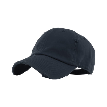 Navy & White Distressed Hat (Your Code)